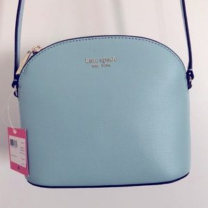 Kate Spade NWTcrossbody grayishBlue GORGEOUS!! ❤️
